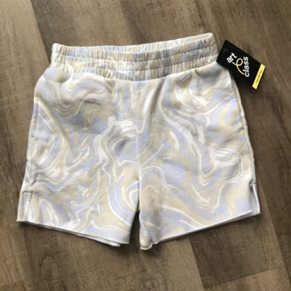 Sweatshorts Marbled Blue Girls 7/8